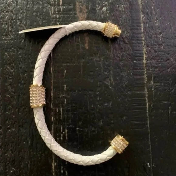 MICHAEL KORS Gold/White leather bracelet - Picture 6 of 6